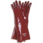 GUANTI IN PVC CM.58 ROSSO (paio)