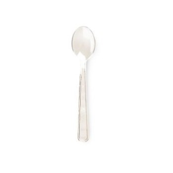 CUCCHIAINO MINI TRASPARENTE CM.10 "biocompostabile" (ct.20) PZ.50