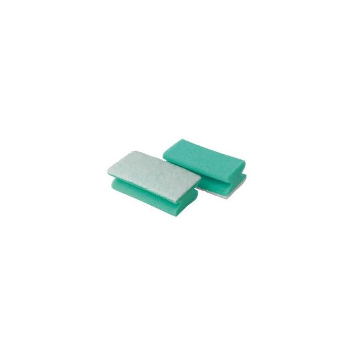 ACCOPPIATO SPUGNA SALVADITA BIANCA/BLU cm13x8x3h HACCP (ct.10) PZ.10