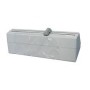 DISPENSER in plastica bianco x PELLICOLA/ALLUMINIO c/taglierina PZ.1