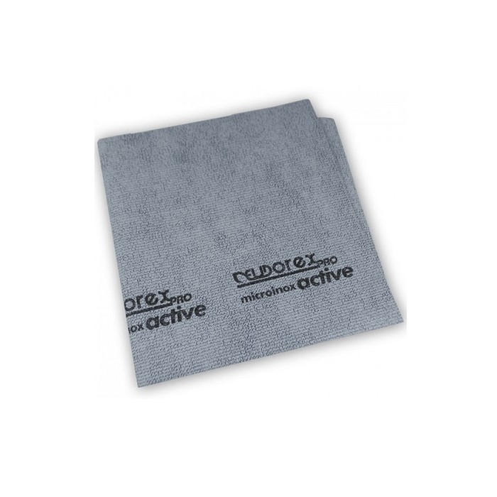 PANNO MICRO INOX ACTIVE "grigio" mis.37x35 "Antibatterico" (ct.20) PZ.1