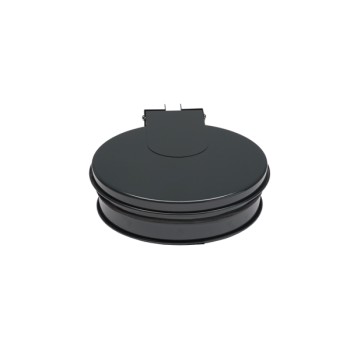 REGGISACCO TONDO C/COPERCHIO GRIGIO MANGANESE PZ.1