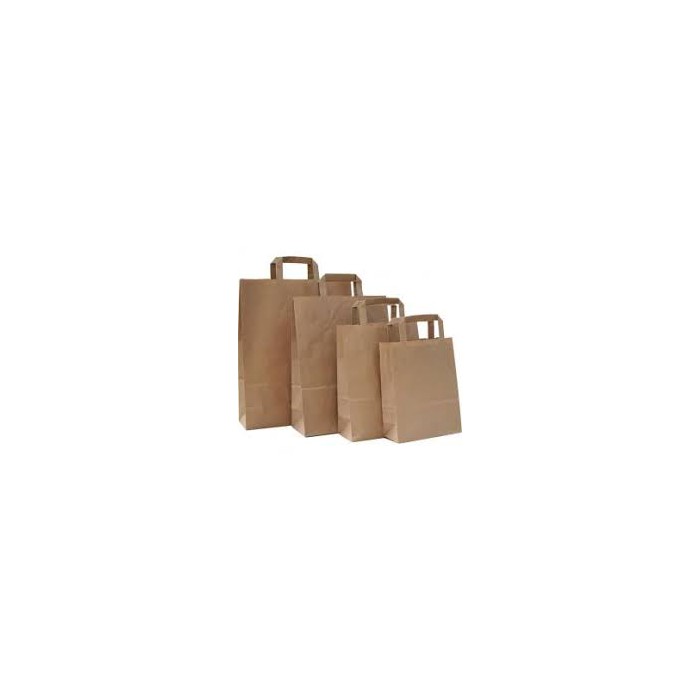 SHOPPER IN CARTA AVANA 24+10x32h (ct.16) PZ.25
