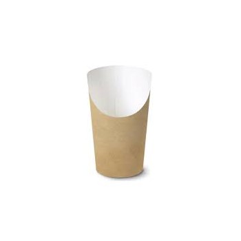 BICCHIERE PORTA PATATINE GRANDE 50W/P (ct.28) PZ.50