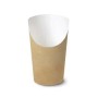 BICCHIERE PORTA PATATINE PICCOLO AVANA 62M/P (ct.20) PZ.100