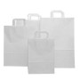SHOPPER IN CARTA BIANCA "base larga" 36+31x36h (ct.6) PZ.25