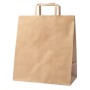 SHOPPER IN CARTA AVANA "base larga" 36+31x36h (ct.6) PZ.25