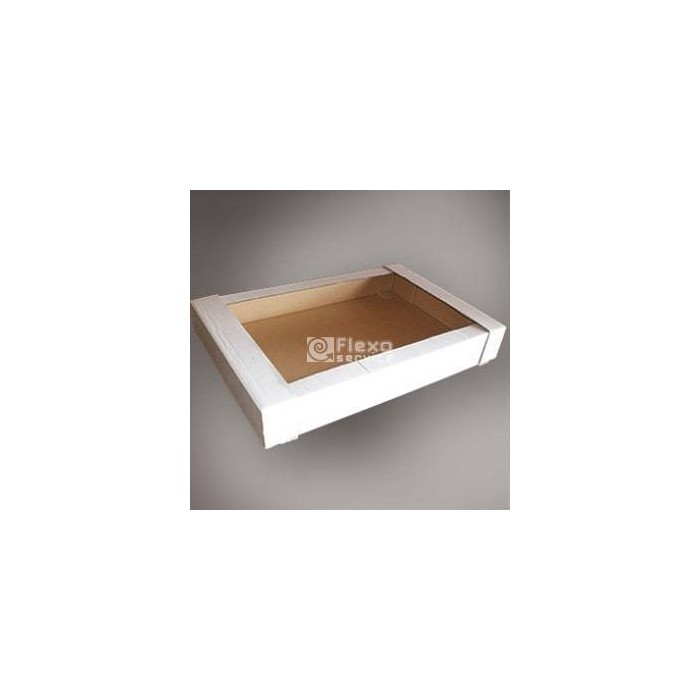 SCATOLA ASPORTO (pasta/cornetti/dolci) BIANCA S/COP 65x44x10h PZ.50