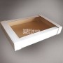 SCATOLA ASPORTO (pasta/cornetti/dolci) BIANCA S/COP 65x44x10h PZ.50