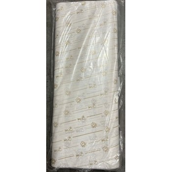 CARTA PELLEAGLIO PASTICCERIA BIANCA E ORO 75x100 KG.10