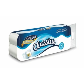 CARTA IGIENICA ROTOLO BULKYSOFT CLASSICA 2V (N/F) (12cf x10rot.) PZ.120