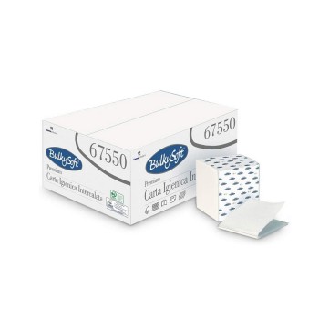 CARTA IGIENICA INTERCALATA BULKY 2V pura cellulosa (cf36x250pz) PZ.9000