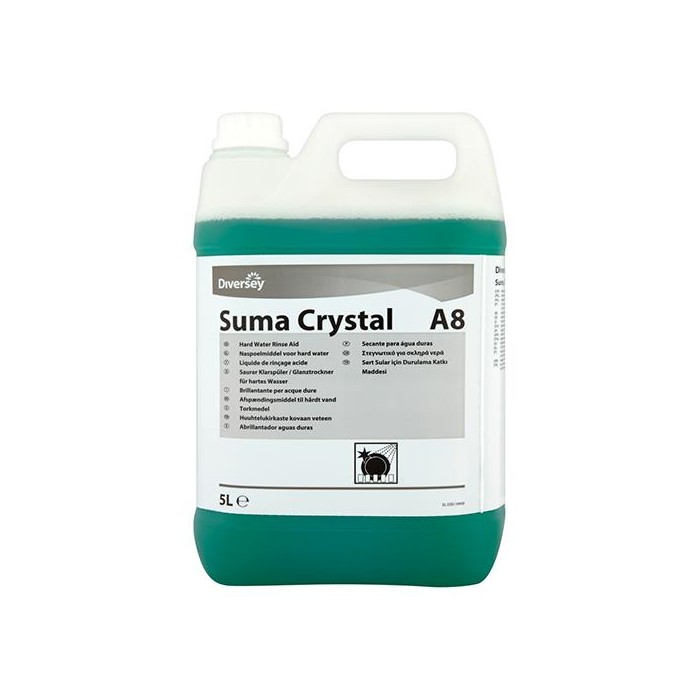 SUMA CRYSTAL A8 (brillantante super conc. x acque dure) (ct.2) LT.5