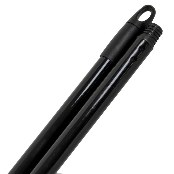 MANICO NERO METALLO PLASTIFICATO CM.130 "Professionale" (ct.12) PZ.1