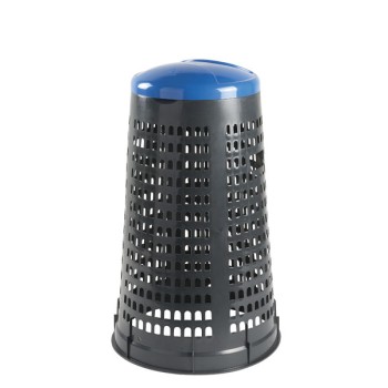 GETTACARTE PORTASACCO ESTERNO TONDO C/COPERCHIO "TRESPY" BLU PZ.1