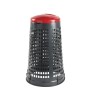 GETTACARTE PORTASACCO ESTERNO TONDO C/COPERCHIO "TRESPY" ROSSO PZ.1