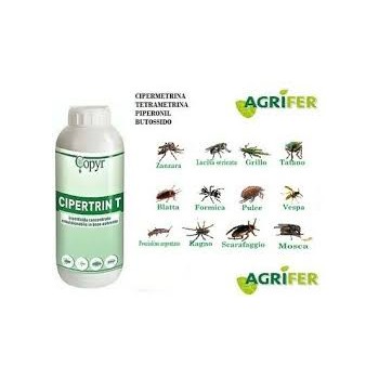 INSETTICIDA CONC.CIPERWALL AD AZIONE ABBATTENTE/RESIDUALE AREE VERDI LT1