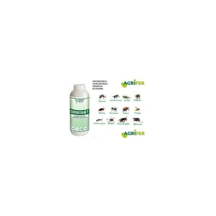 INSETTICIDA CONC.CIPERWALL AD AZIONE ABBATTENTE/RESIDUALE AREE VERDI LT1