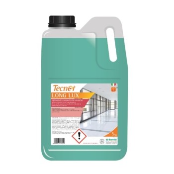 TECNET LONG LUX DETERGENTE LUCIDANTE PAVIMENTI "x Gres" (Ct.3) kg.5