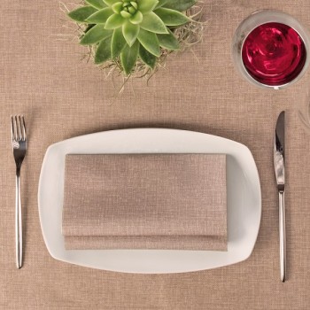 TOVAGLIOLO AIRLAID 30X40 FABRIC CACAO (ct.24) PZ.50