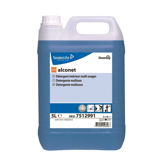 TASKI ALCONET DET. UNIVERSALE BASE ALCOLICA LT.5X2