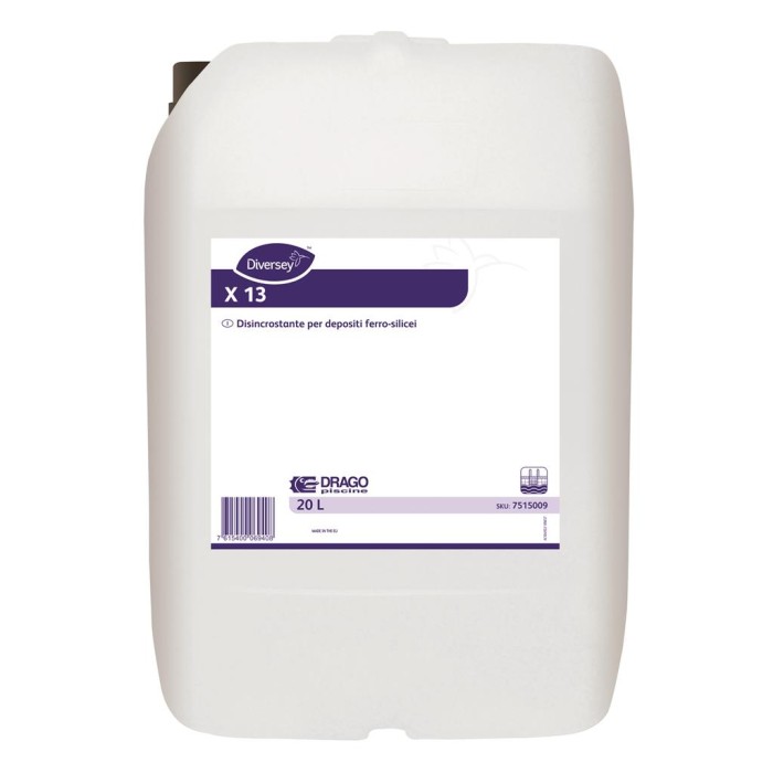 X13 DISINCROSTANTE x TELI e BORDI PISCINA "DIVERSEY" LT.20