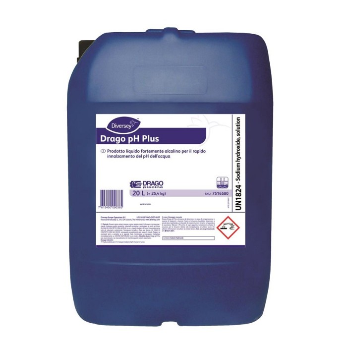 DRAGO PH PLUS INNALZATORE PH LIQUIDO LT.20