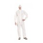 TUTA PROTETTIVA bianca c/cappuccio WORKER "XL" "cat. 3" (ct.50) PZ.1