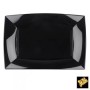 PIATTO NICE RETTANGOLARE PP CM. 34,5X23 NERO (CT.10X6) PZ.6