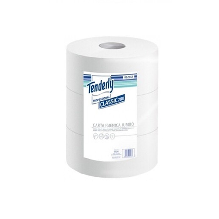 CARTA IGIENICA MAXI JUMBO 360 2V TENDERLY ROT.6x360 MT