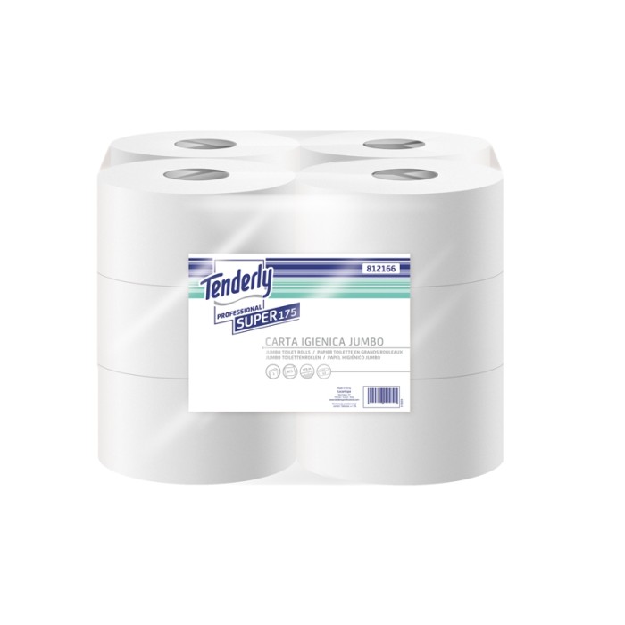 CARTA IGIENICA MINI JUMBO 2V LUCART (175mt a rotolo) ROT.12