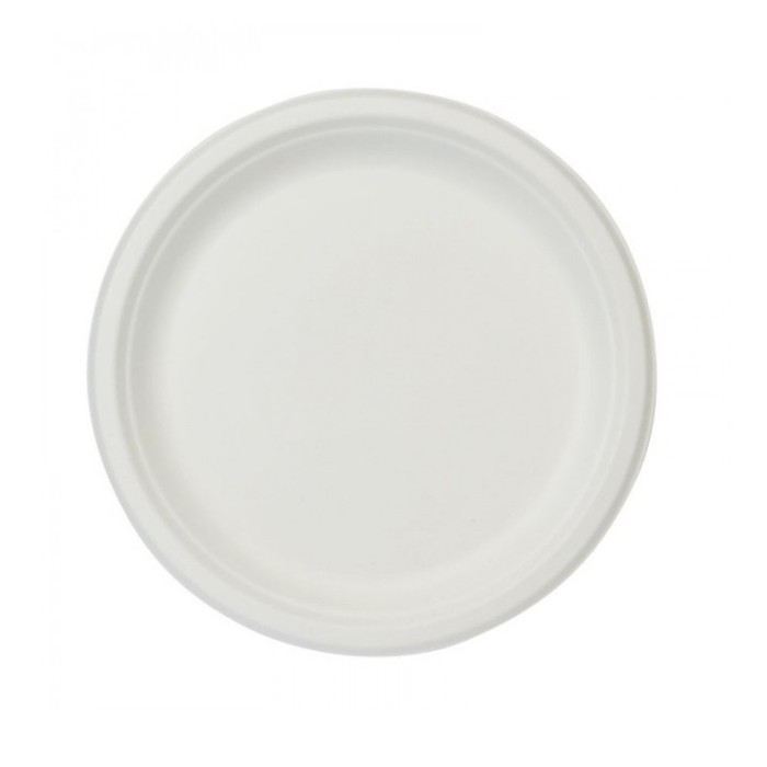 PIATTO TONDO BIANCO IN POLPA D22 (ct.10) PZ.50