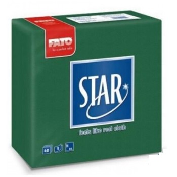 TOVAGLIOLO 38x38 2V PUNTA FATO VERDE FORESTA (ct.30) PZ.40
