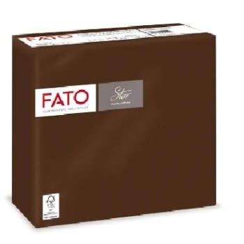 TOVAGLIOLO 38x38 2V PUNTA FATO CACAO/CIOCCOLATA (ct.30) PZ.40