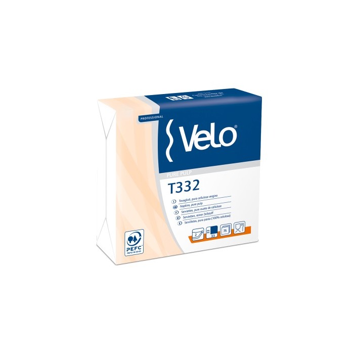 TOVAGLIOLO 33x33 BIANCO 2V "VELO LUCART" (ct.36) PZ.75