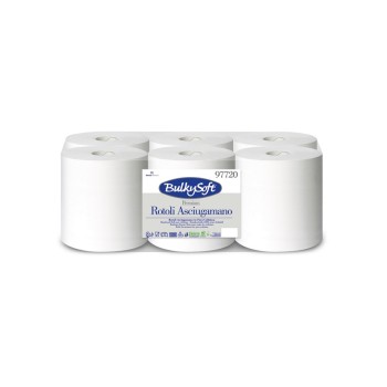 ASCIUGAMANI A ROTOLO 2V BULKYSOFT MT.150x6 ROTOLI