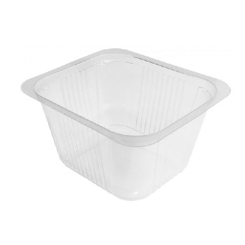 VASCHETTA TERMOSALD PP TRASPARENTE ML.900 (140x120x82h) (ct.4) PZ.100