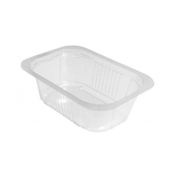 VASCHETTA TERMOSALD PP TRASP ML.400 (140x100x45h) (ct.4) PZ.125