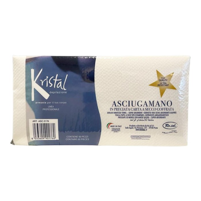 ASCIUGAMANO "parrucchieri" GOFFRATO IN AIRLAID 35x67 (ct.18) PZ.60