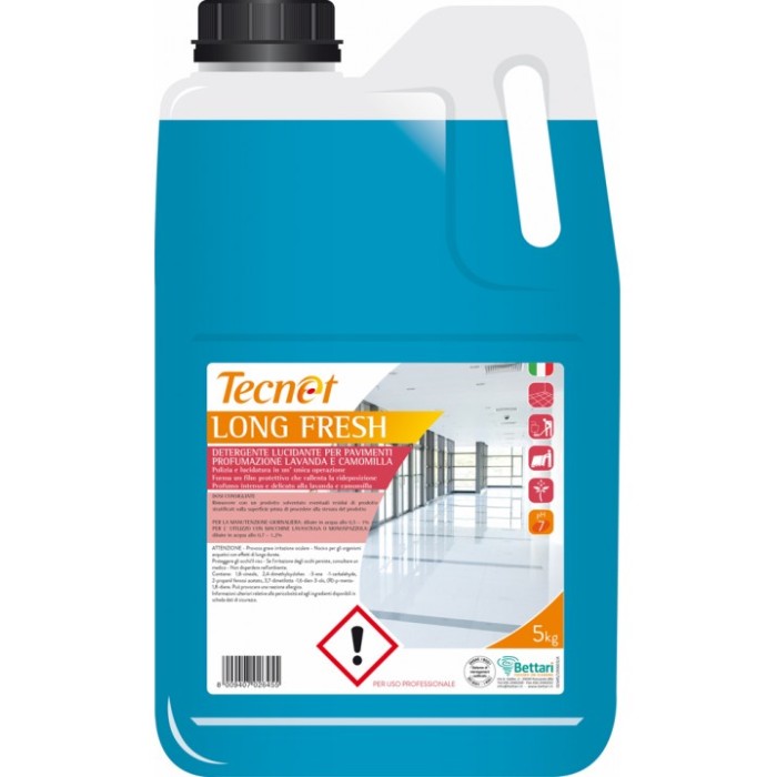 TECNET LONG FRESH "deterg. lucidante profumatissimo x pavim" (ct.3) KG.5
