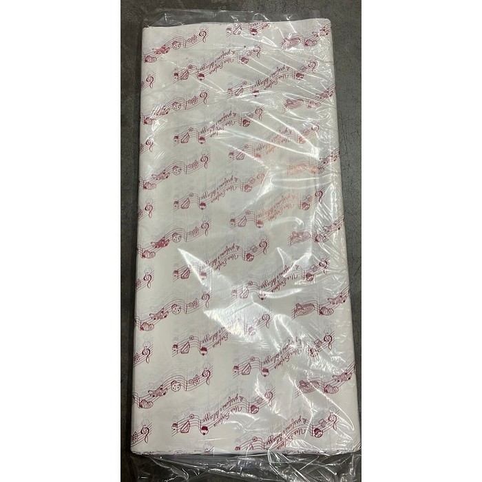 CARTA PELLEAGLIO PASTICCERIA SINFONIE BORDEAUX 75X100 KG. 10