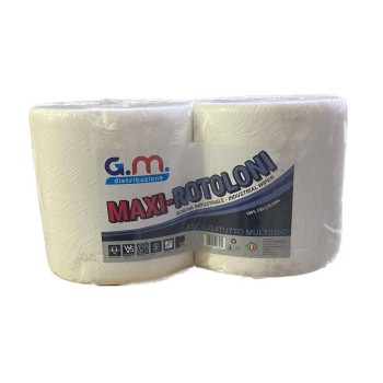 BOBINA G.M. pura cellulosa 2V goffrata (kg.2,5) 800S X 2 rotoli