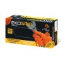 "EKO GRIP" GUANTI IN NITRILE ARANCIO S/TALCO (L) "uso meccanico" PZ.50