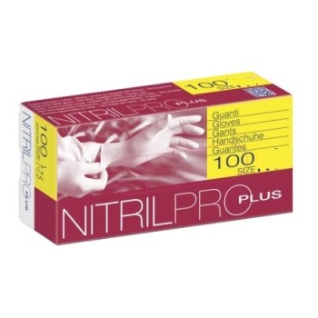"NITRILPRO PLUS" GUANTI IN NITRILE BLU S/TALCO "gr.5" (XL) PZ.100