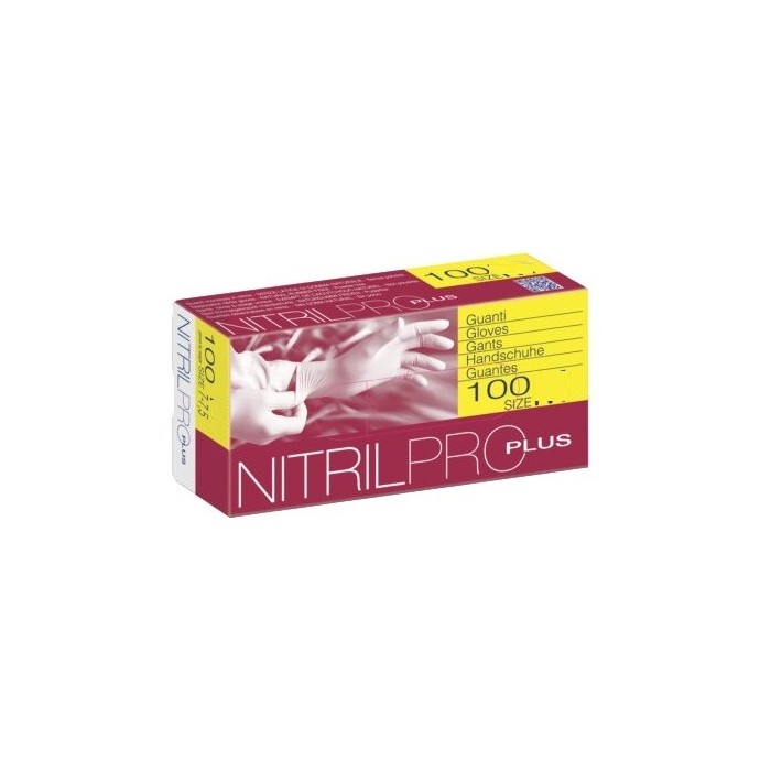 "NITRILPRO PLUS" GUANTI IN NITRILE BLU S/TALCO "gr.5" (XL) PZ.100