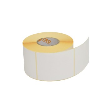 ETICHETTA TERMICA A ROTOLO PRETAGLIATA mm.58x74 (ct.36) Rotolo da Pz.620