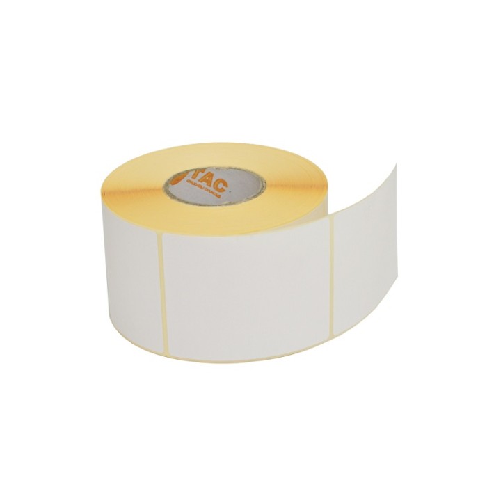 ETICHETTA TERMICA A ROTOLO PRETAGLIATA mm.58x74 (ct.36) Rotolo da Pz.620