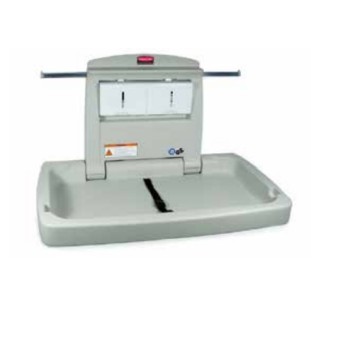 FASCIATOIO ORIZZONTALE IN POLIPROPILENE GRIGIO PER NEONATI