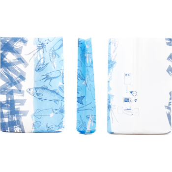 SACCHETTO PESCE IN CARTA "BRUSH" GR.45+20PP MIS.18+6X42 PZ.500