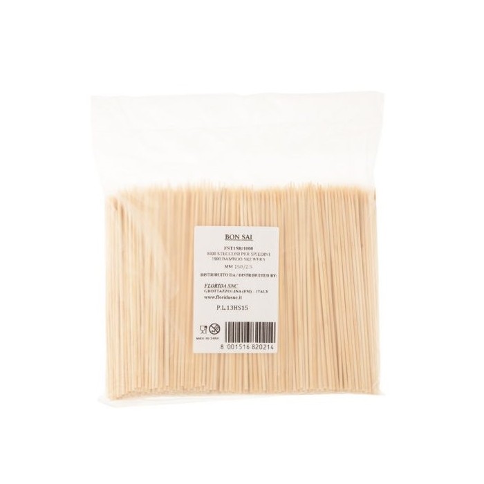 STECCONE IN BAMBOO FLORIDA CM.15 (ct.20) PZ.1000